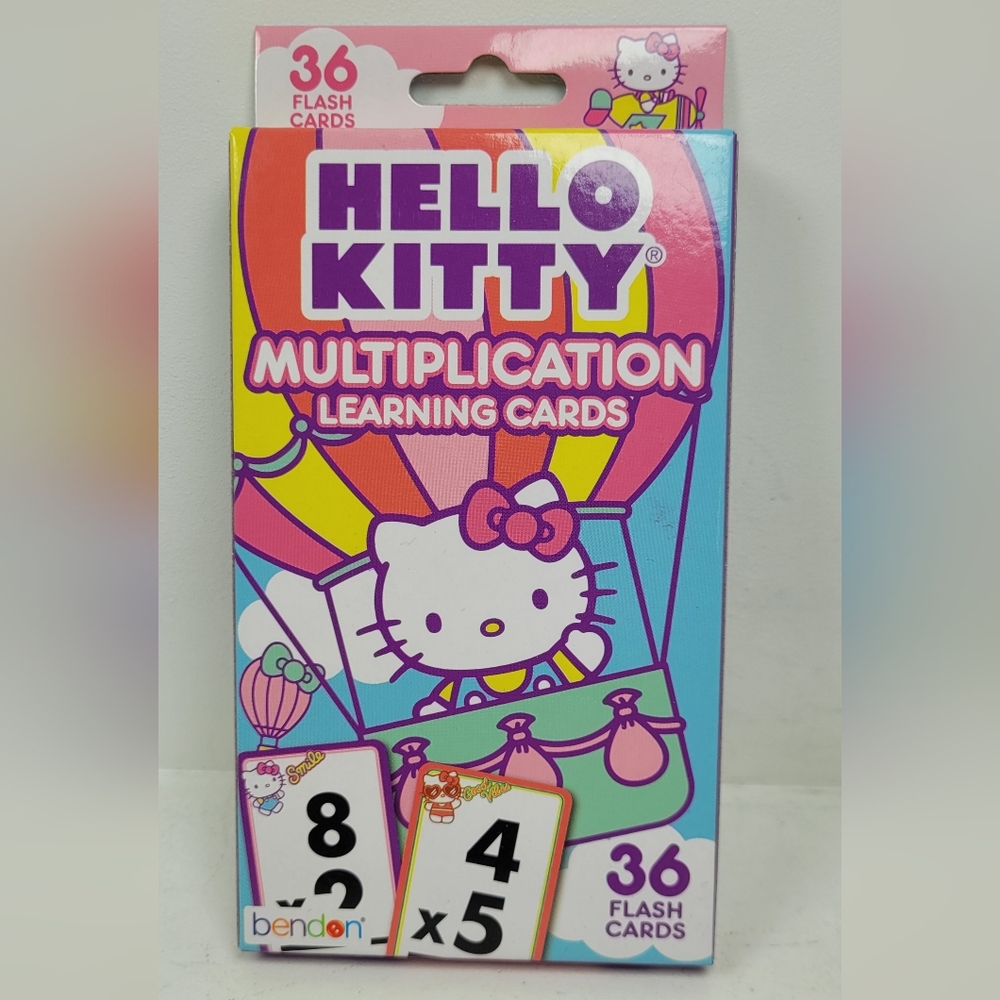 Hello Kitty Multiplication Learning Cards
